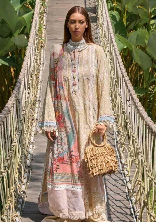 Lawn Collection - Ansab Jahangir - Zoha - Luxury 24 - AJ24#03 - ADENIUM - Image 2