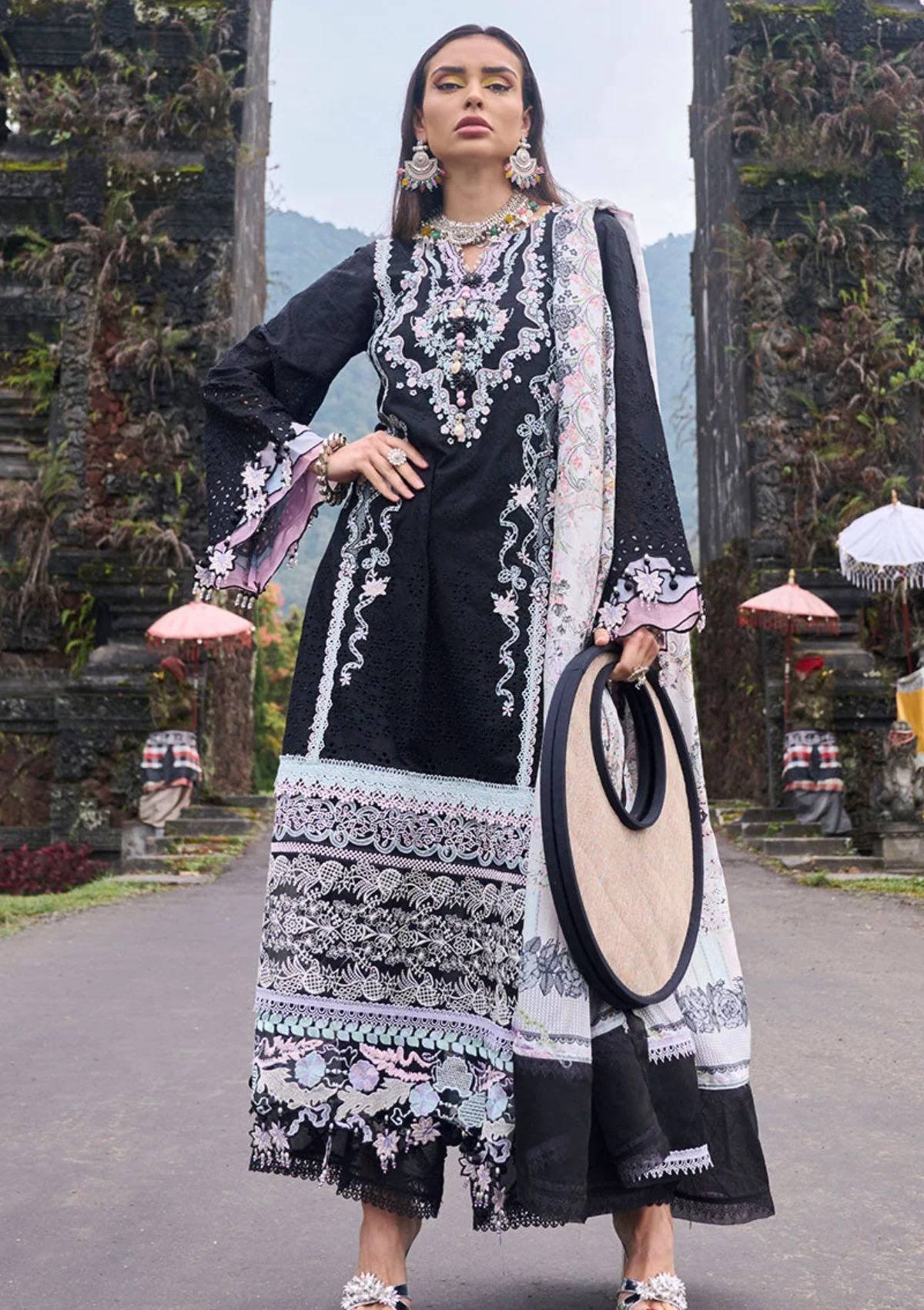 Lawn Collection - Ansab Jahangir - Zoha - Luxury 24 - AJ24#07 - GOMPHRENA