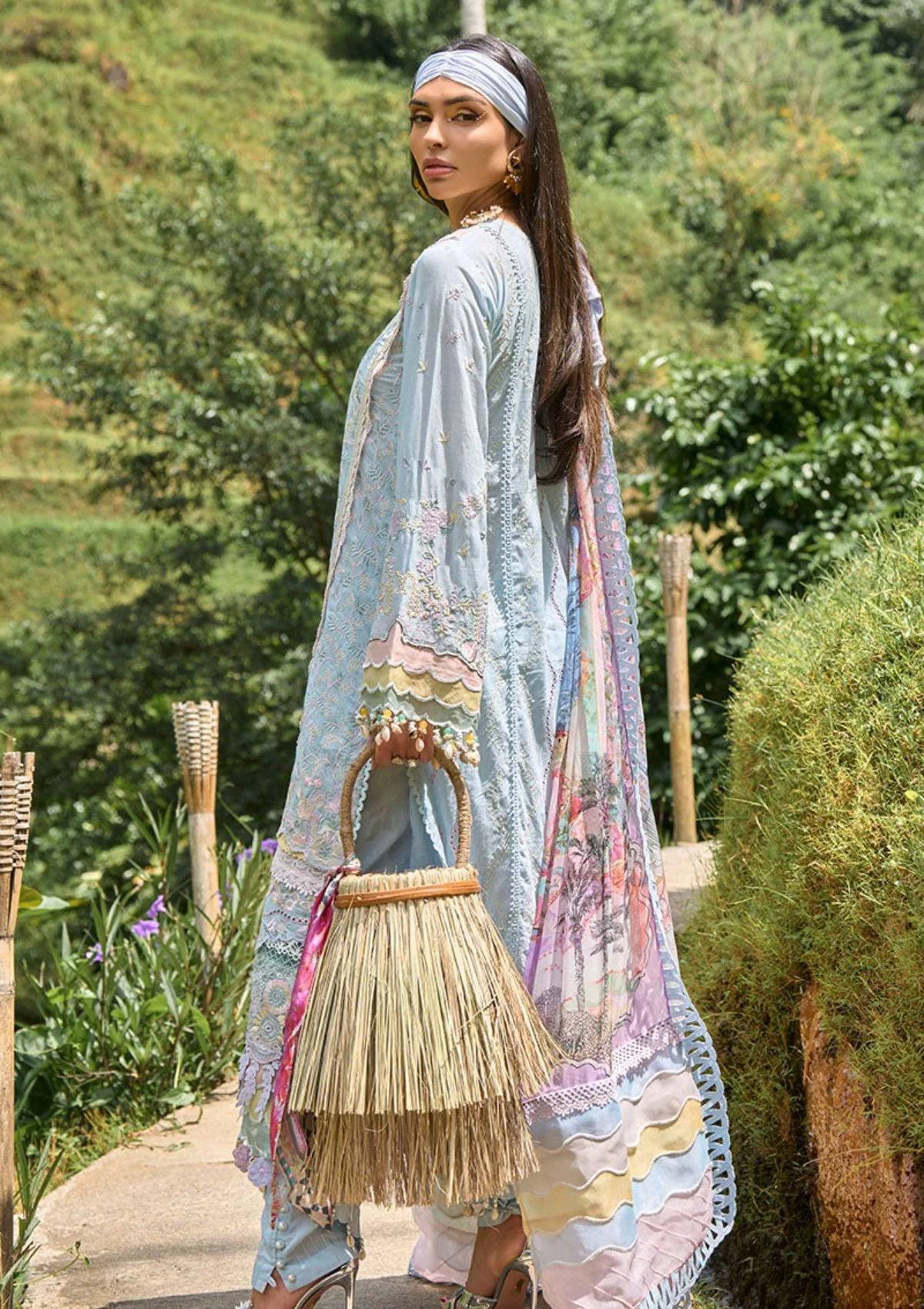 Lawn Collection - Ansab Jahangir - Zoha - Luxury 24 - AJ24#10 - HELICONIA - Image 2