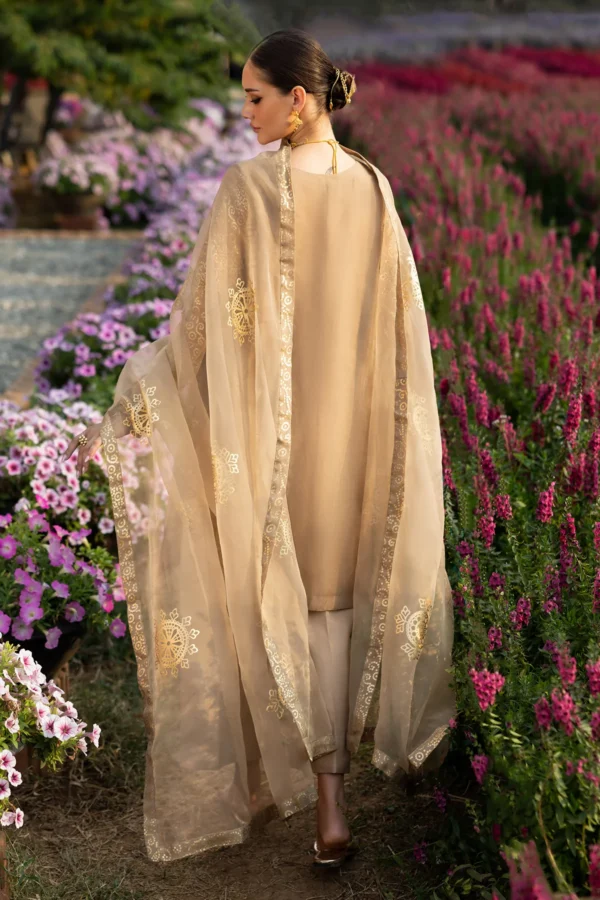 3-PC Embroidered Organza Suit CMA-5-062 - Image 7