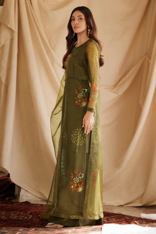 3-PC Embellished Organza Suit CMA-5-128 - Image 7