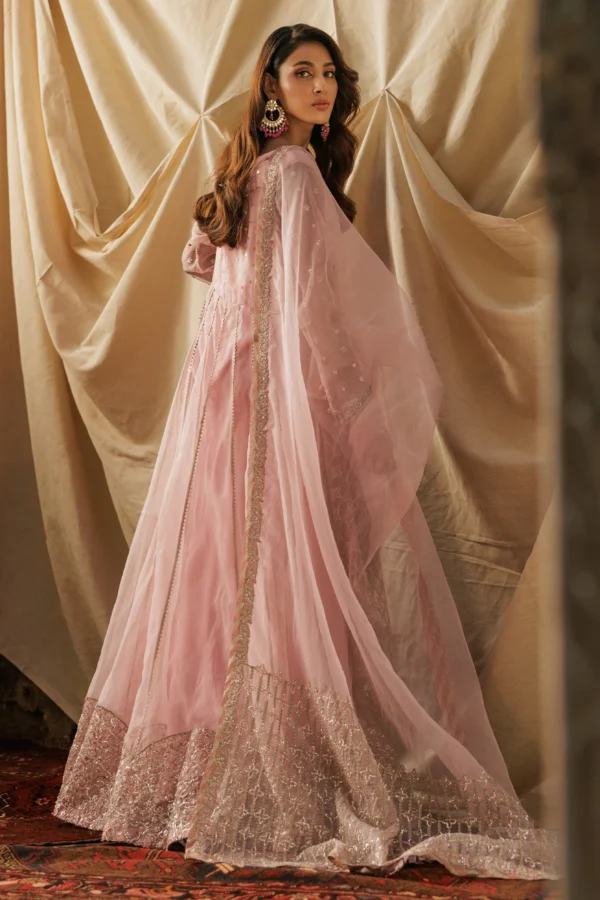 3-PC Embroidered Organza Suit CMA-5-063 - Image 3